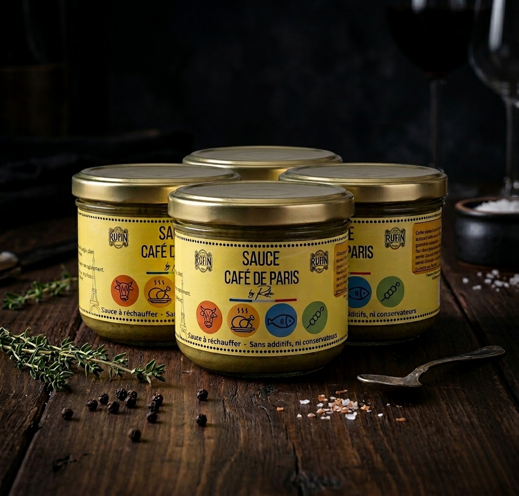 Sauce Café de Paris 190g Lot de 4
